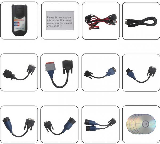 Diesel resistente do software da relação 125032 de XTruck USB do varredor da construção