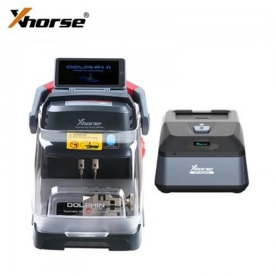 Xhorse Dolphin XP005L XP-005L Key Cutting Machine Plus VVDI Key Tool Max Pro Remote Programmer with MINI OBD Tool Function