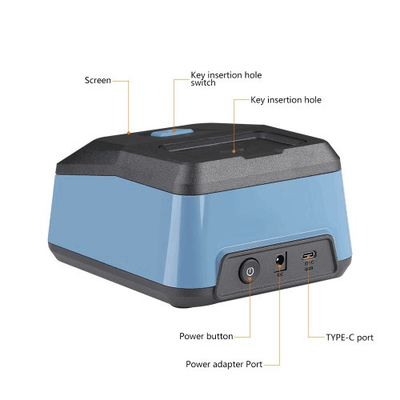 Xhorse Dolphin XP005L XP-005L Key Cutting Machine Plus VVDI Key Tool Max Pro Remote Programmer with MINI OBD Tool Function