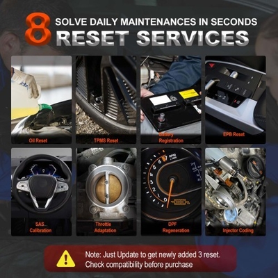 Launch X431 CRP129E Multi-System Diagnostic Scanner OBD2/ENG/ABS/SRS/AT Service Resets Oil, Brake, SAS, TPMS, ETS