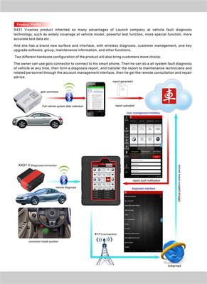 LAUNCH X-431 V+ HD Diagnostic Module Heavy Duty Trucks WiFi/Bluetooth 1-Year Online Updates