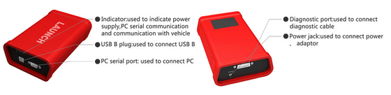 LAUNCH X-431 V+ HD Diagnostic Module Heavy Duty Trucks WiFi/Bluetooth 1-Year Online Updates