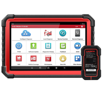 LAUNCH X431 PRO3S+ V5.0 Bi-Directional Scan Tool, 37+ Reset Service, OE-Level Full System Bluetooth Diagnostic Scanner, ECU Coding