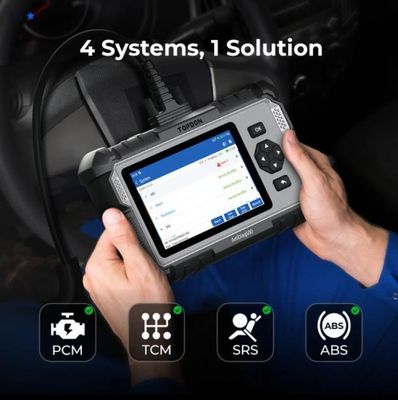 TOPDON ArtiDiag 500 5" Scan Tool - PCM/TCM/ABS/SRS 4 Systems and 6 Reset Functions Lifetime Updates AutoVIN Technology Graphic Live Data Stream