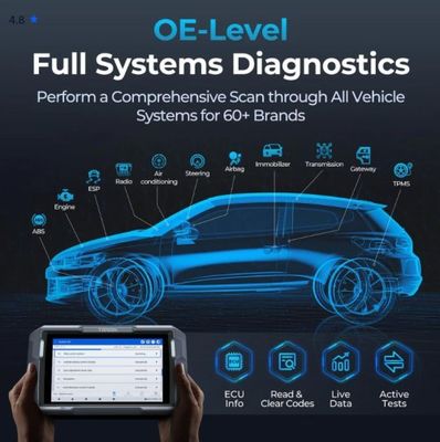 TOPDON ArtiDiag 900 Lite 8" Scan Tool Full System Diagnostics With 8 Reset Functions