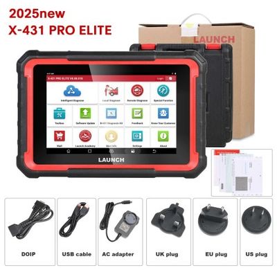 Launch X431 PRO Elite Auto Full System Car Diagnostic Tools CAN FD Active Tester OBD2 Scanner
