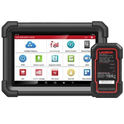 LAUNCH X431 PRO3 APEX Diagnostic Scanner Support Topology Map Online Coding CAN FD & DoIP HD Truck Scan with 37+Services