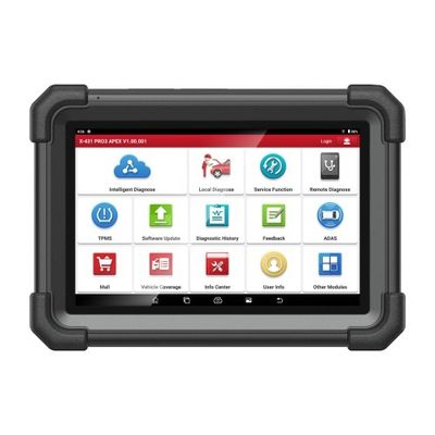 LAUNCH X431 PRO3 APEX Diagnostic Scanner Support Topology Map Online Coding CAN FD & DoIP HD Truck Scan with 37+Services