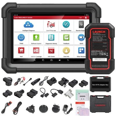 LAUNCH X431 PRO3 APEX Diagnostic Scanner Support Topology Map Online Coding CAN FD & DoIP HD Truck Scan with 37+Services
