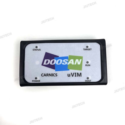 For Doosan uvim + Getac V110 laptop Excavator Forklift Engine Fault Detector DDT SCR DPF DCU ECU Scanner Fault Diagnostic Tool