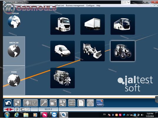 Jaltest Link Heavy Duty Truck Diagnostic Scanner with CF53 Laptop for Multi Brand Diagnostics and Advanced Calibration