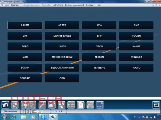 Jaltest Link Heavy Duty Truck Diagnostic Scanner with CF53 Laptop for Multi Brand Diagnostics and Advanced Calibration