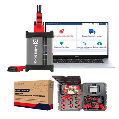 Engine Dance X5 Ultra Auto Diagnosis ECU Programming Tool for Truck Diesel Vehicles 2 Year Warranty OBD/USB Interface 12-24V ECU