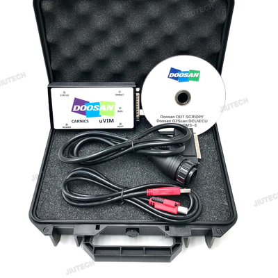 For Doosan Uvim Diagnostic Tool Excavator Forklift Engine Fault Scanner Detection Obd Interface Ddt Carnics Scr Dpf Dcu