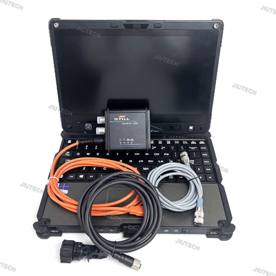 Para elevador elétrico Canbox 50983605400 cabo de diagnóstico ainda caixa pode linha de ônibus ainda CANBOX 2 ferramenta de diagnóstico com laptop Getac
