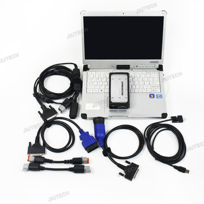Laptop CFC2 com For Cummins Inline 6 Plus V7.6.2 Com Adaptador de Link de Dados Keygen Ferramenta de Diagnóstico Pesado Scanner de Camião Completo