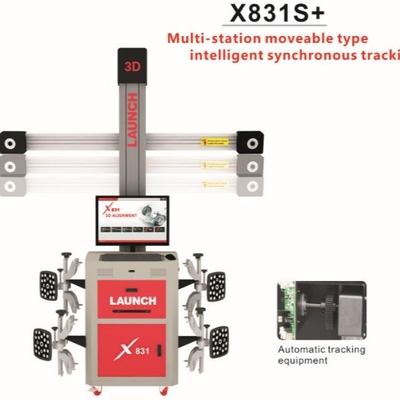 Original de lançamento X831S + X831Plus 3D 4-Post Car Alignment elevadores plataforma