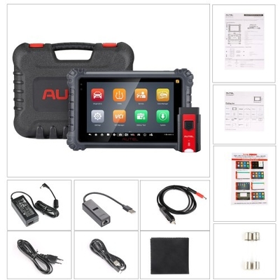 Ferramenta de Diagnóstico Automotivo e Reaprendizagem TPMS Autel MaxiCOM MK906 PRO-TS Suporte Acesso FCA DoIP & CAN FD e Codificação ECU