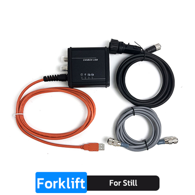Kit de diagnóstico para empilhadeira canbox USB Interface V8.20 para empilhadeira STEDS Software de diagnóstico Scanner Ferramentas para empilhadeira canbox Scanner de diagnóstico