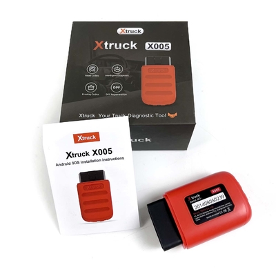 Xtruck X005 Truck Diagnostic Tool ECU Flashing para SHACMAN/SINOTRUCK/DongFeng/FAWDE