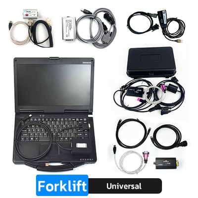 Kit Diagnóstico Completo para Empilhadeira com Laptop CF53 | Compatível com Linde (CANbox/Doctor), Judit/Incado, Hyster, Yale, Still (CANbox), Toyota BT, ZAPI