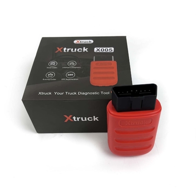 Xtruck X005 Scanador OBD de caminhão pesado com 8 modos de teste OBDII Dois anos de atualizações gratuitas e leitura de códigos de falha