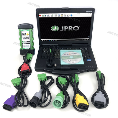 CF53 portátil com 2024 DLA para jpro para ferramenta de diagnóstico + 2.0 Veículo Interface Diesel Software mais recente