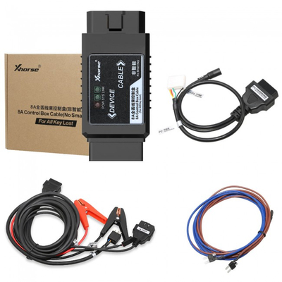 Xhorse VVDI para T-oyota 8A Chave não inteligente Todas as chaves perdidas Adaptador via OBD Sem desmontagem