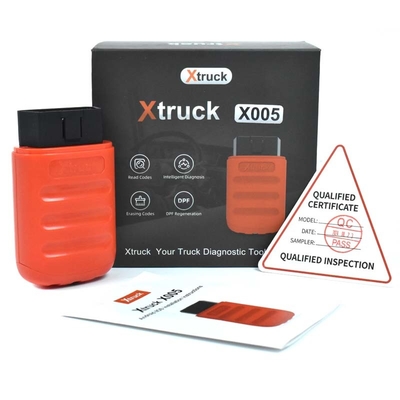 Xtruck X005 Ecu de diagnóstico inteligente Apoio de leitura e flash para SHAC-MAN SINOTRUK Dong-Feng FAW WEICHAI