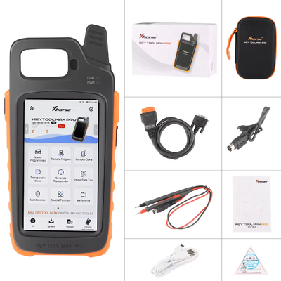 Xhorse VVDI Key Tool Max Pro com função MINI OBD Tool Suporte a Vários Idiomas CAN FD/ Tensão e Corrente de Fuga