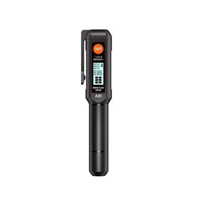 Digital Brake Fluid Tester with DOT3 DOT4 DOT5.1 Compatibility Automatic Sleep and Buzzer Alarm for Accurate Water Content Detection