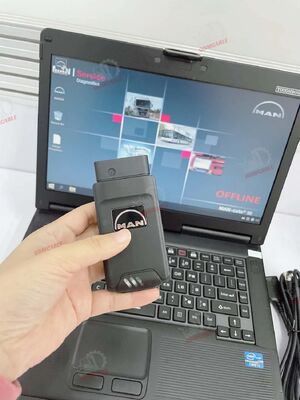 Para MAN T427 DIÁGNÓSTICO TRANQUILHO DIÁGNÓSTICO INTERFAÇA PARAMETRO DE PROGRAMAÇÃO Dispositivo de monitorização de calibração WLAN CF53 portátil