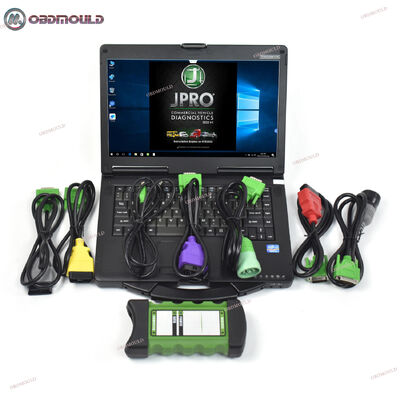 Ferramenta de Diagnóstico Profissional JPRO DLA+2.0 Mais Recente de 2026 Scanner para Caminhões Pesados JPro DLA+ 2.0 Kit Adaptador com Laptop CF53