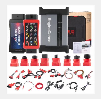 Enginedance X5 com X5 BOX Scanner Pesado Veículo Diesel Programação ECU Diagnóstico de Caminhão Modo Bancada Leitura Gravação Flash OBD