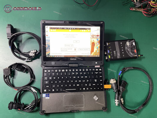 para Deutz Fahr + Getac Laptop Tractor Combine Truck ferramenta de diagnóstico SDF D-TechAPP SerDia 4.0 Eol Programa chave dongle Fahr D-Tech