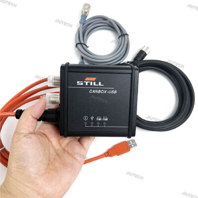 Kit de diagnóstico Still CANBOX com software versão 8.21, suporte multilíngue e cabo de diagnóstico original Still