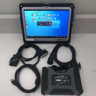 O mais recente SUPER MB Pro M6 + Diagnóstico V CI com Multiplexer XENTRY para Benz Car Truck ferramenta de diagnóstico e CF33 Tablet