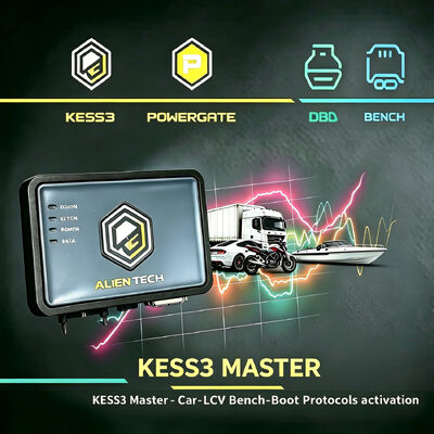 AlienTech KESS V3 ECU TCU Ferramenta de Programação OBD para Automóveis Protocolo Dispositivo de Diagnóstico LCD ECU Chip Tuning Online Remap Tool