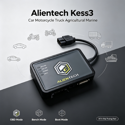 Programador de ECU Alientech KESS V3 Multi-Protocolo com Transferência de Arquivos 10x Mais Rápida e Upgrade de Slave para Master