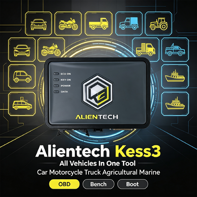 Alientech KESS V3 ECU Tuning Platform com Triple-Mode OBD Bench Boot Microprocessador 7x mais rápido e Transferência de arquivos 10x mais rápida
