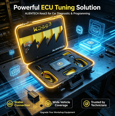 KESS3 Master Tri-Mode ECU Remapping Tool com 10x Processamento mais rápido e Multi-Vehicle Support