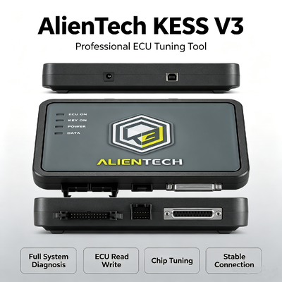 Alientech KESS3 Master Version ECU TCU Chip Tuning Programmer com programação de arranque de banco OBD e 10x mais rápida velocidade de processamento