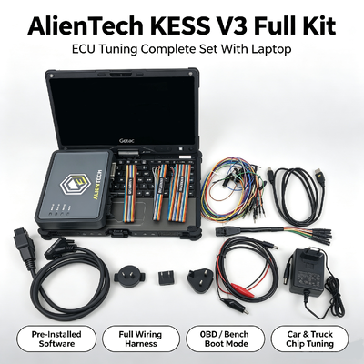 Alientech KESS3 Programador de ECU de automóvel com suporte completo ao protocolo OBD e multilinguagem para OBD e ajuste de banco