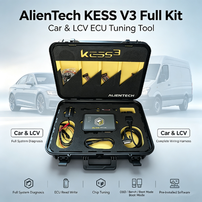 Ferramenta de Programação de ECU Alientech KESS3 com Interface Multilíngue para Tuning OBD Bench Boot e Assinatura Gratuita de 12 Meses