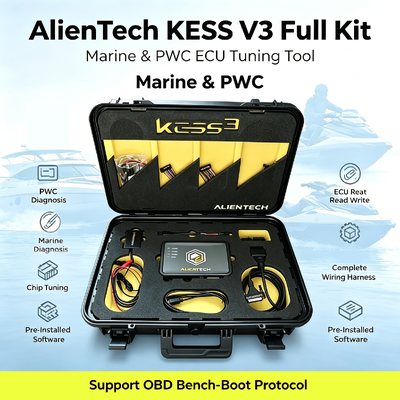 Alientech KESS3 ECU Programador Dispositivo de Diagnóstico com Marine PWC Tuning OBD Bench Boot e gratuito 12 meses de assinatura